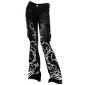 CFIERCE_Black_High_Waist_Slight_Stretch_Cotton_Streetwear_Straight_Fit_Girls_Pants_MISSTT