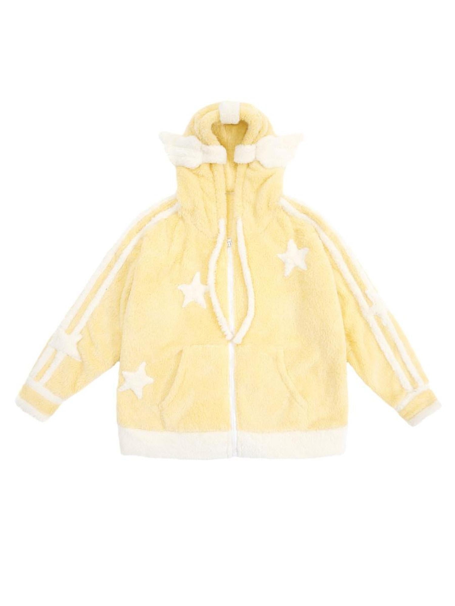 CFIERCE Casual Oversized Hooded Long Sleeve Unisex Student Polyester Hoodie