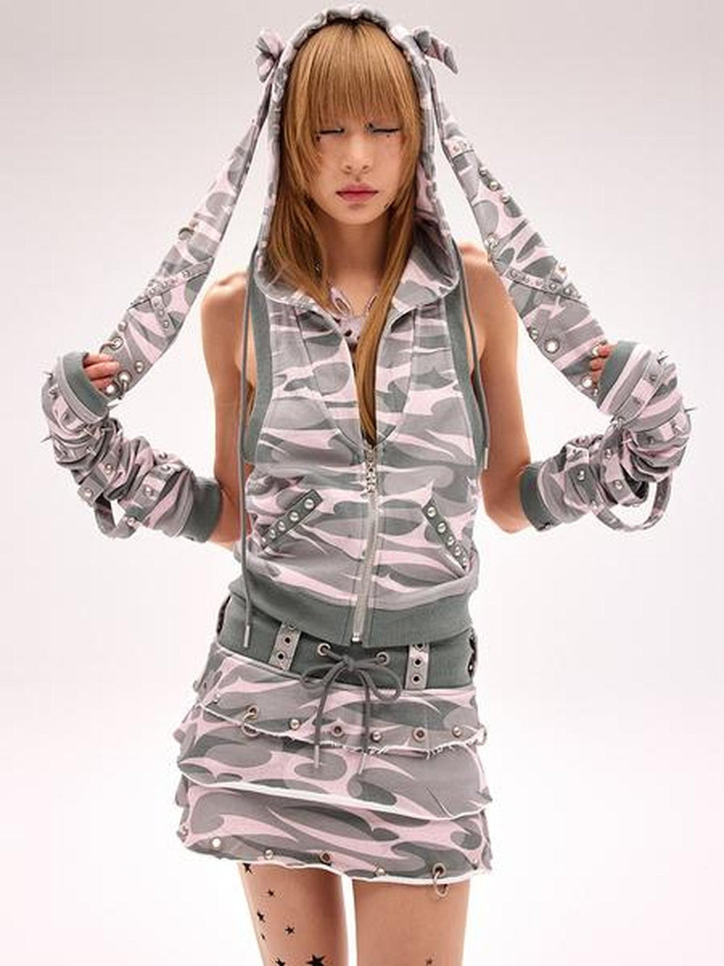 CFIERCE Comfortable Cotton Medium One Size Unisex Gray Pink Black Half Finger Gloves