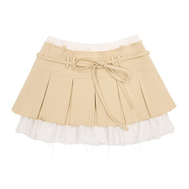 CFIERCE_Cute_High_Waist_Pure_Cotton_Pleated_Tassel_Fringe_For_Women_Travel_Skirt_MISSTT