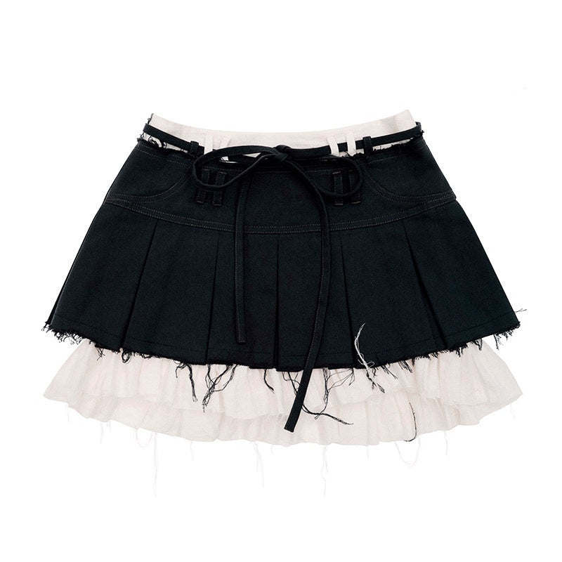 CFIERCE_Cute_High_Waist_Pure_Cotton_Pleated_Tassel_Fringe_For_Women_Travel_Skirt_MISSTT