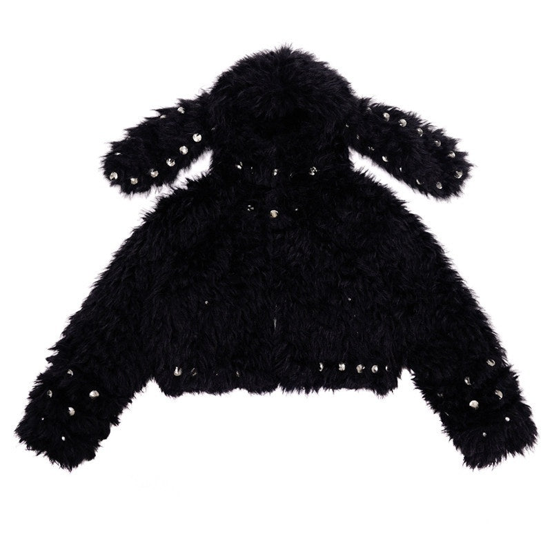 CFIERCE_Cute_Oversized_Zip_Up_Long_Sleeve_Unisex_Polyester_Black_White_Jacket_MISSTT