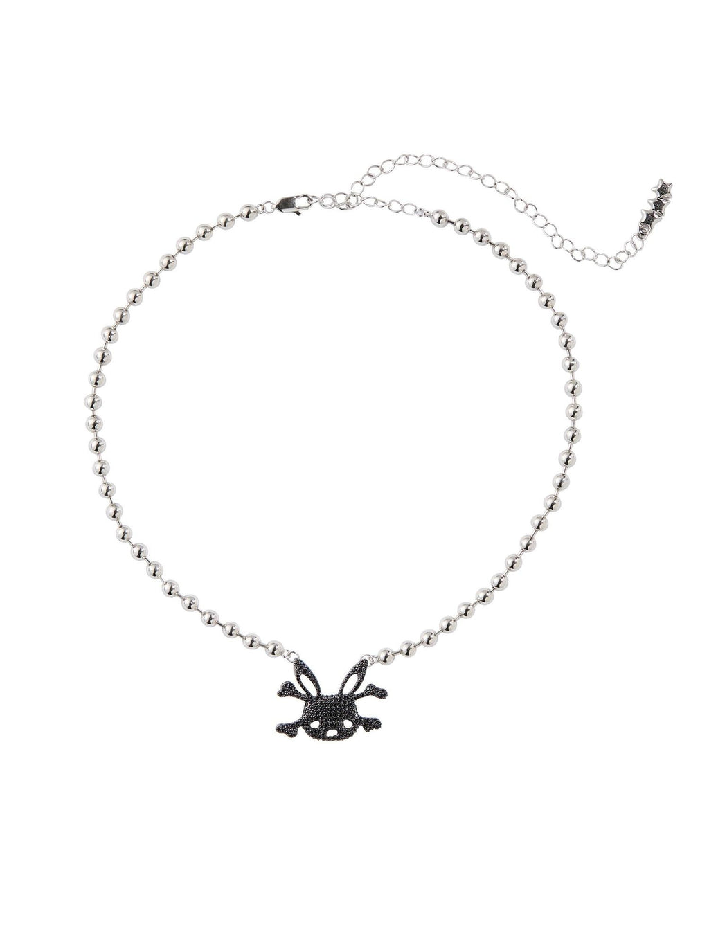 CFIERCE Edgy Punk Copper Chain Unisex Silver Black White Charm Pendant