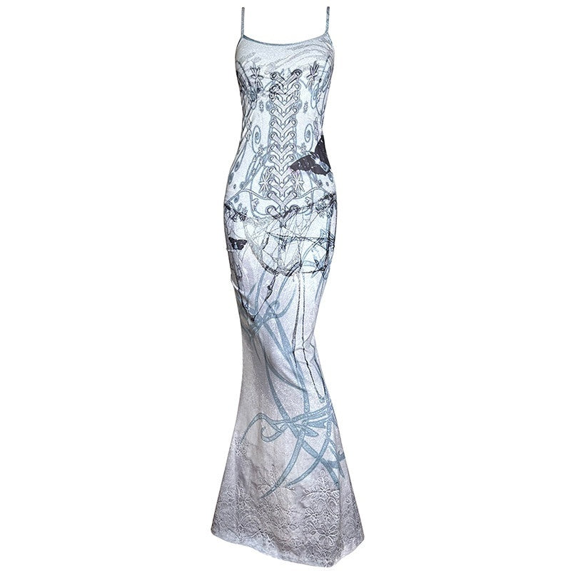 CFIERCE_Elegant_Bodycon_Sleeveless_Mermaid_Mid_Waist_Gray_Polyester_Stretch_Dress_MISSTT