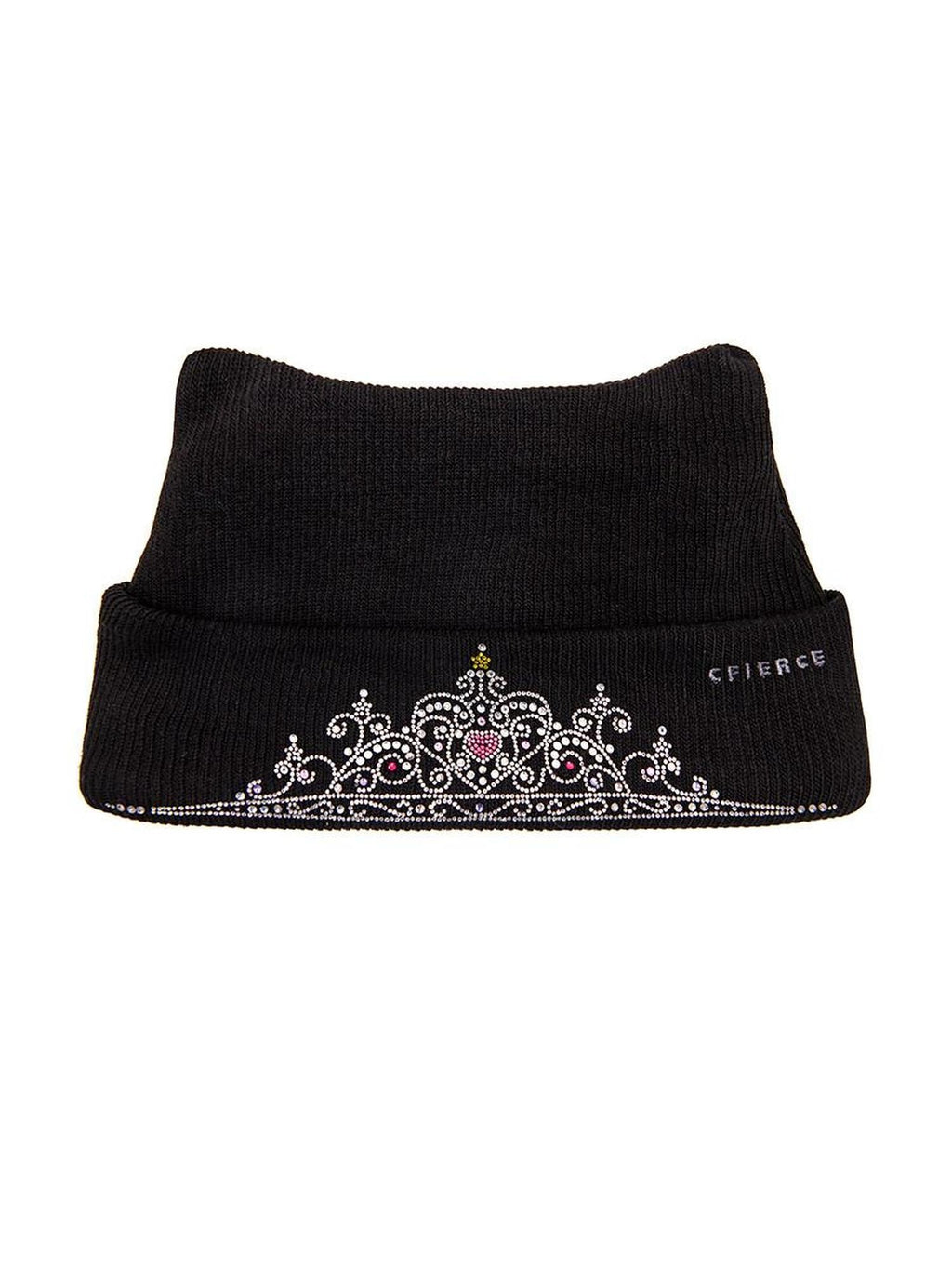 CFIERCE Embroidered Casual Unisex Youth Polyester One Size Black Grey Knit Beanie