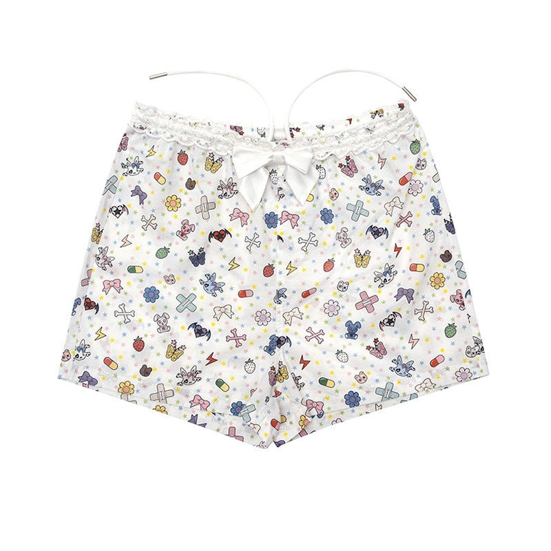 CFIERCE_High_Waist_Elastic_Pocket_Pure_Cotton_Sweet_Loose_Youth_Straight_Pants_MISSTT