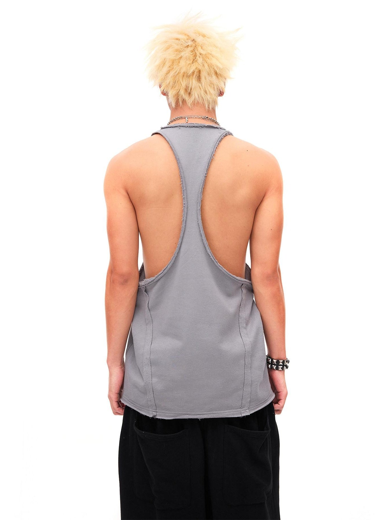 CFIERCE Lace U Neck 100 Percent Cotton Mid Length Bow Detail H Silhouette Women Vest