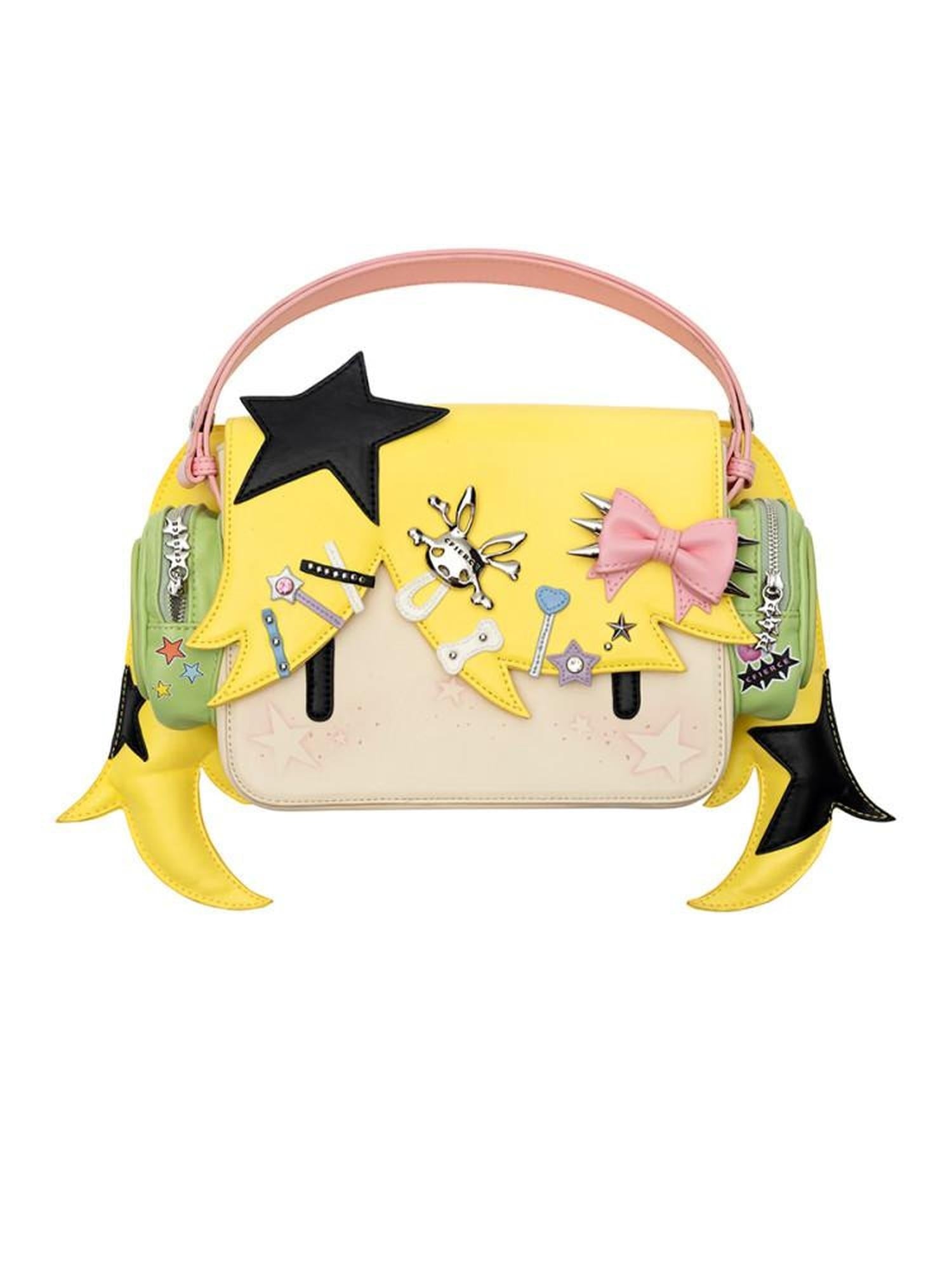 CFIERCE Magnetic Closure Sweet Edgy Cartoon Unisex Casual Crossbody Single Strap Handbag