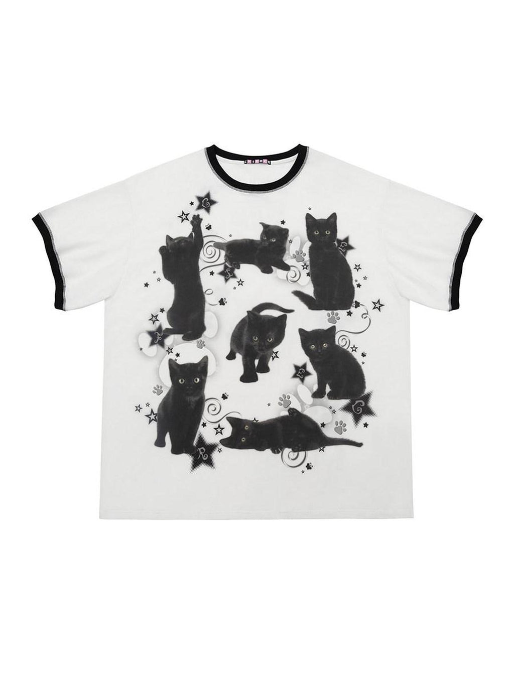 CFIERCE Moisture Wicking Cotton Spandex Loose Streetwear Creative Animal Print Unisex