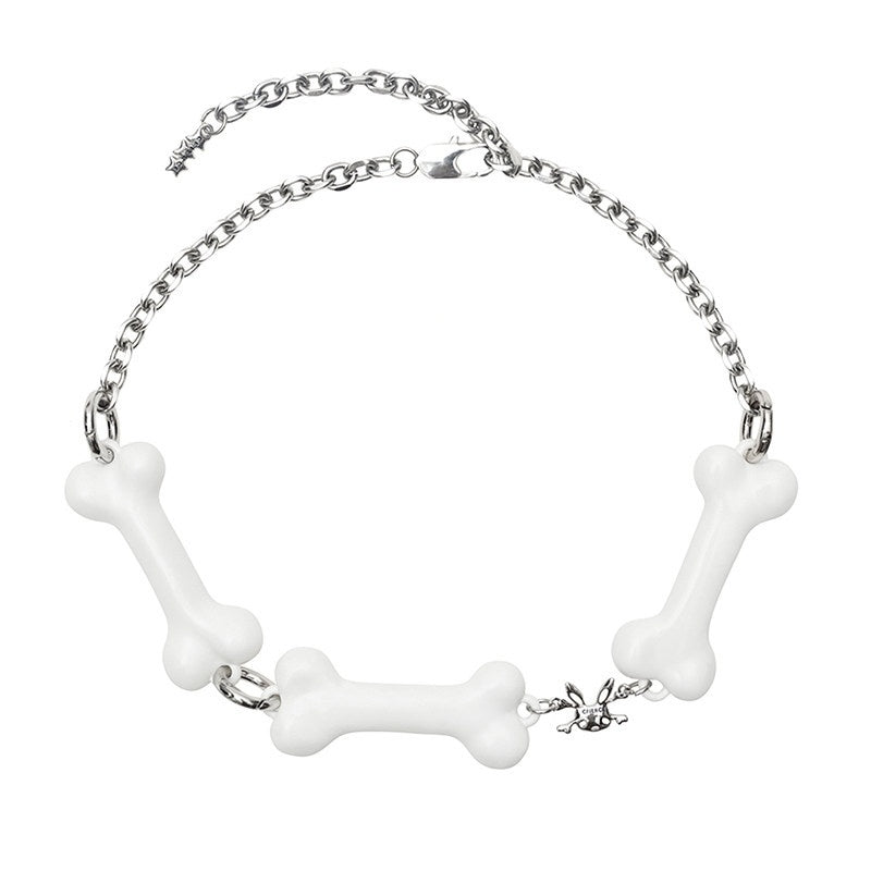 CFIERCE_Online_Exclusive_Sweet_Edgy_White_Brass_Chain_Gift_For_Teens_Adults_饰品_MISSTT