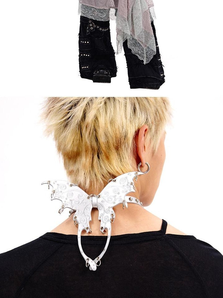 CFIERCE Original Design Sleek Silver Black Unisex Minimalist Modern Jewelry 饰品
