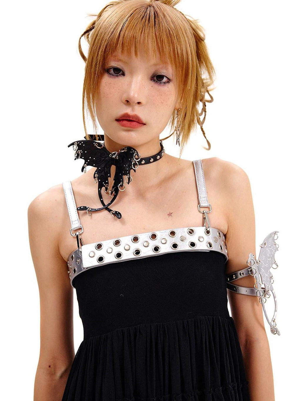 CFIERCE Original Design Sleek Silver Black Unisex Minimalist Modern Jewelry 饰品