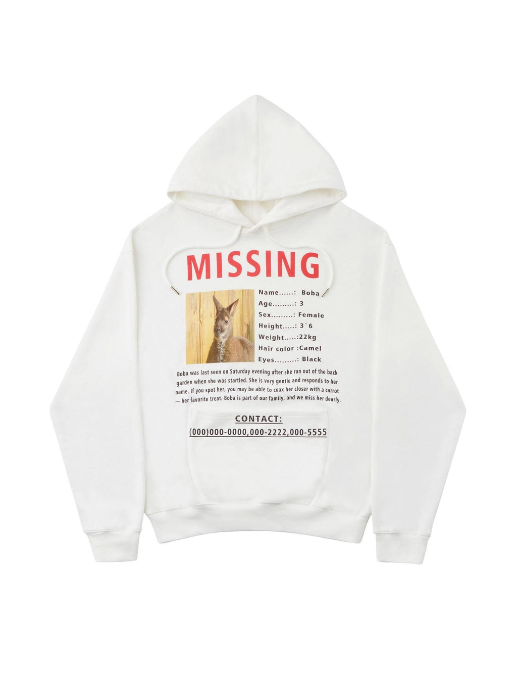 CFIERCE Pure Cotton Soft Breathable Oversized Hooded Letter Print Unisex Pullover Hoodie