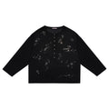 CFIERCE_Rhinestone_Casual_Loose_Fit_Crewneck_Cardigan_Unisex_Black_Cotton_Blend_MISSTT
