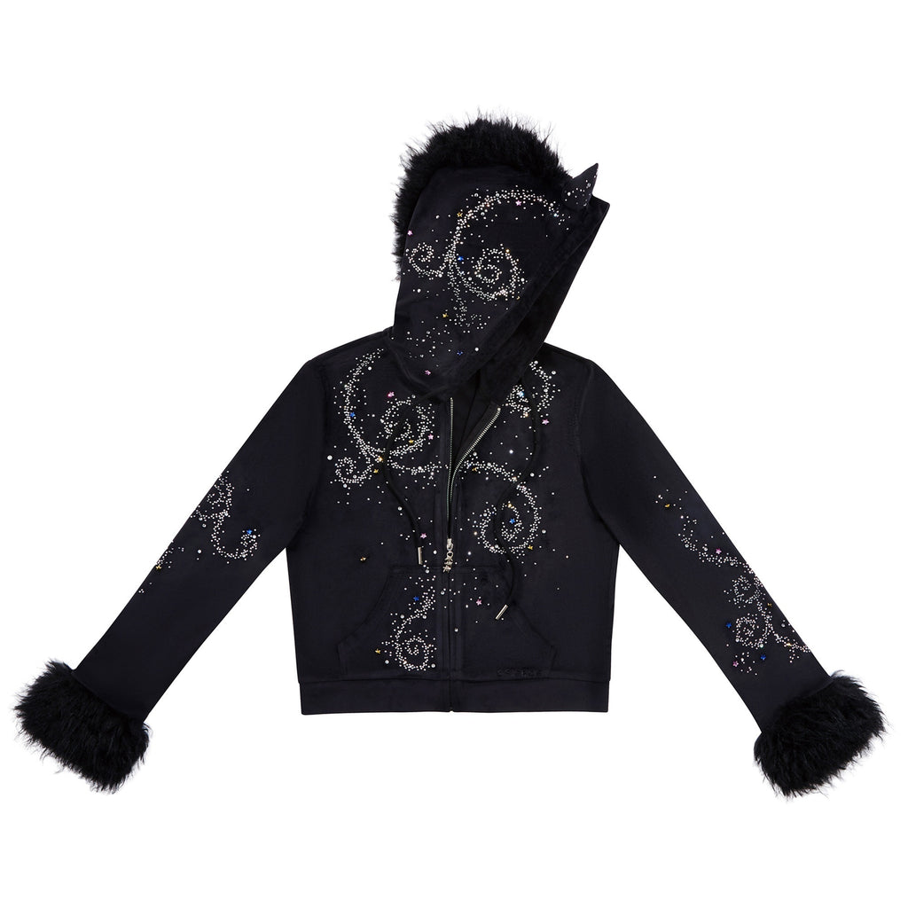 CFIERCE_Slim_Fit_Hooded_Zip_Cropped_Long_Sleeve_Women_Stretch_Polyester_Hoodie_MISSTT