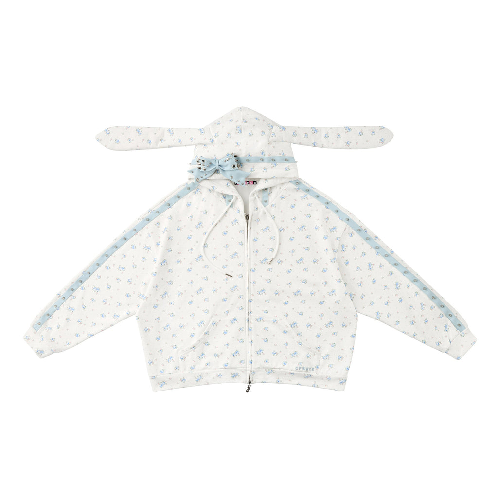 CFIERCE_Soft_100_Percent_Cotton_Floral_Loose_Fit_Hooded_Zipper_Unisex_Pullover_MISSTT