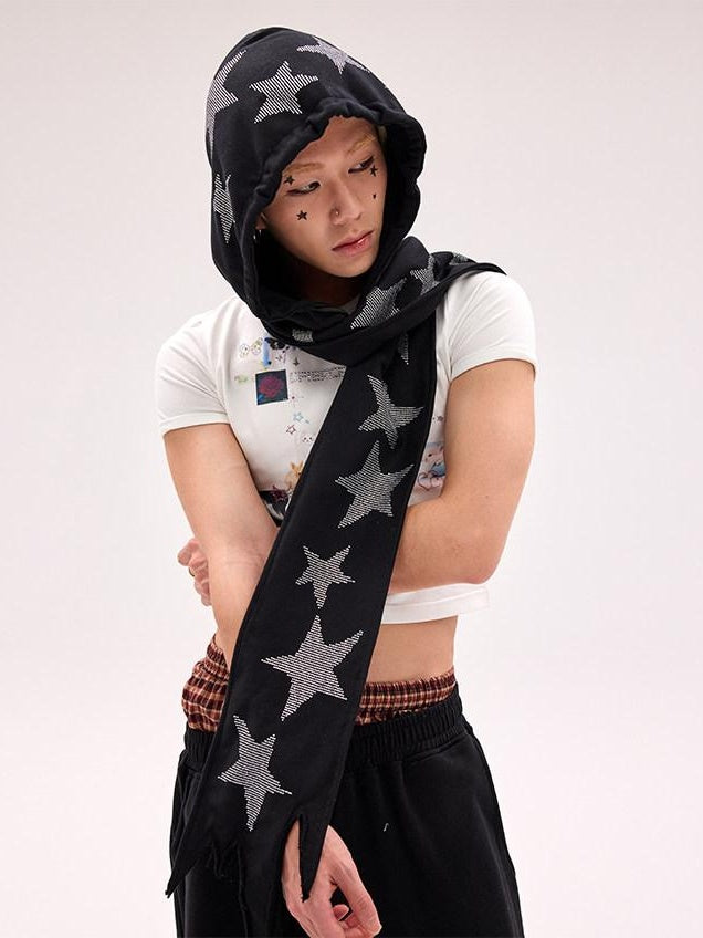 CFIERCE Soft Cotton Casual Geometric Colorblock Unisex Youth Knit Beanie