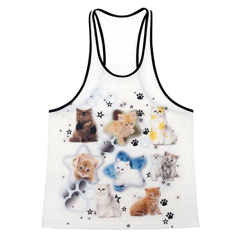 CFIERCE_Soft_Cotton_Loose_Street_Animal_Print_Unisex_White_Racerback_Tank_Top_MISSTT
