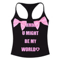 CFIERCE_Soft_Cotton_Stretch_Slim_Curve_Casual_Unisex_Layering_Black_Tank_Vest_MISSTT