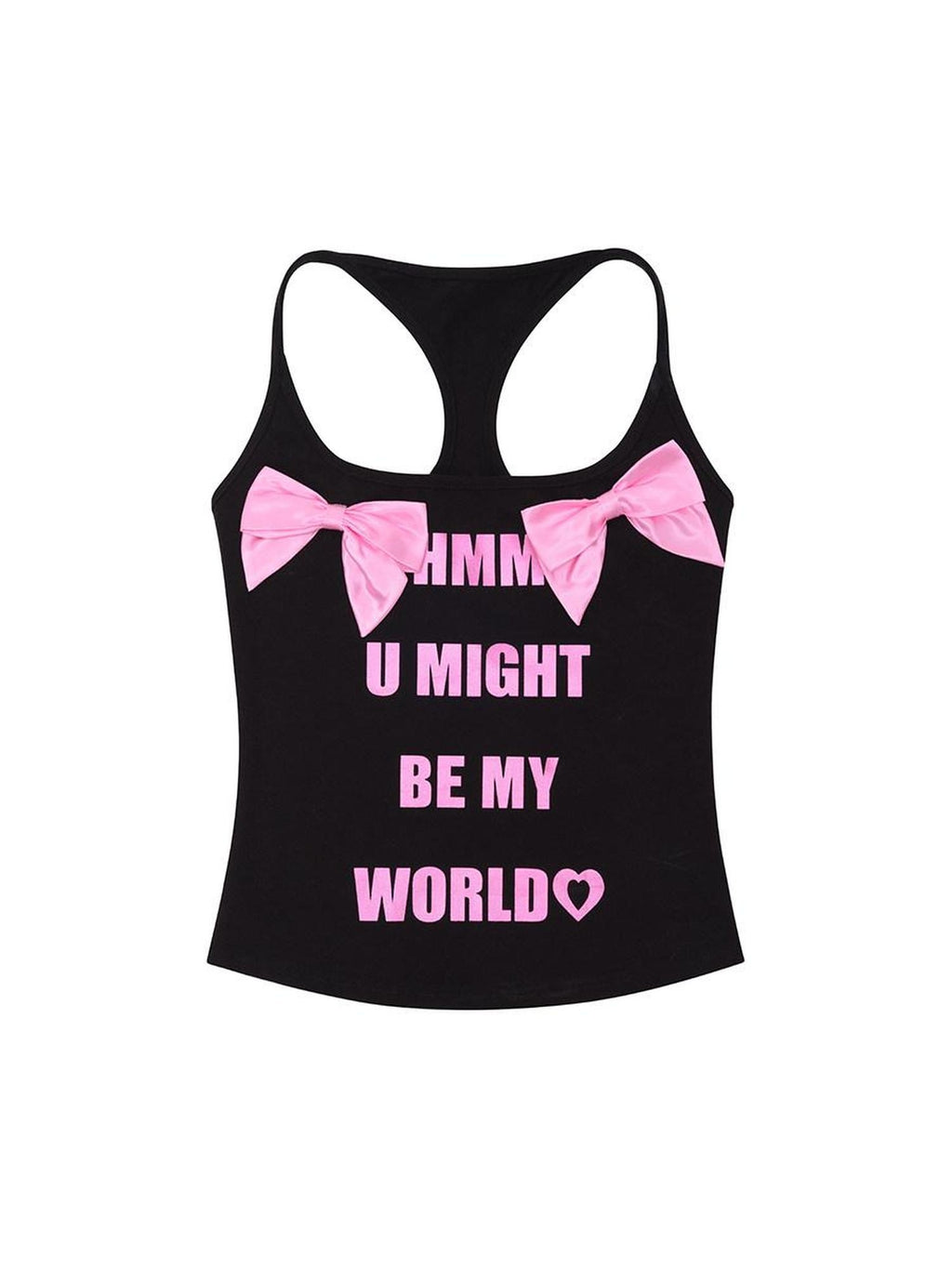 CFIERCE Soft Cotton Stretch Slim Curve Casual Unisex Layering Black Tank Vest