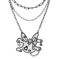 CFIERCE_Sparkling_Zircon_Multicolor_Layered_Brass_Chain_Sweet_Edgy_Necklace_饰品_MISSTT