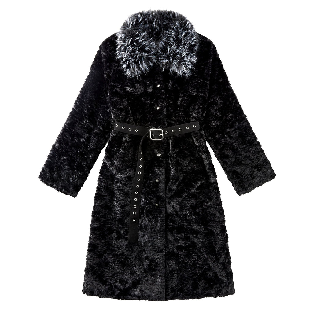 CFIERCE_Thick_Fur_Collar_Mid_Length_Casual_Unisex_Black_Insulated_Puffer_Coat_MISSTT