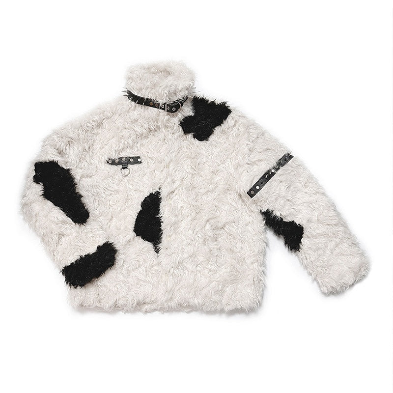 CFIERCE_Thick_Hooded_Mid_Length_Casual_Unisex_Off_White_Polyester_Warm_MISSTT