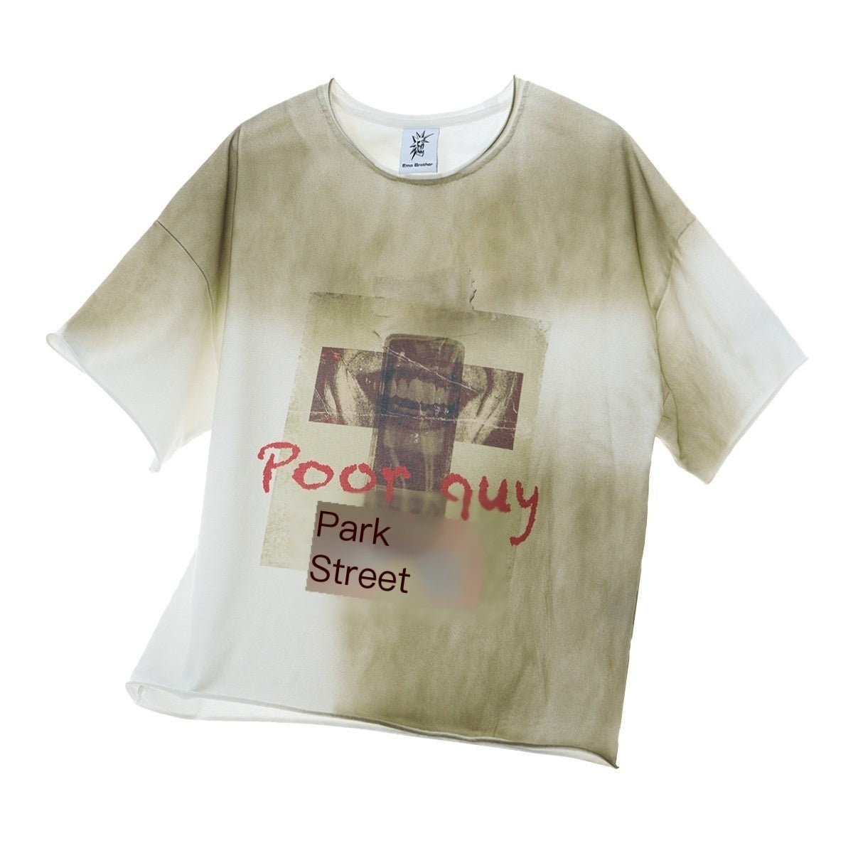 EMOBROTHER_100%_Cotton_Wrinkle_Free_Loose_Fit_Unisex_Cropped_Graphic_Short_Sleeve_T-Shirts_MISSTT