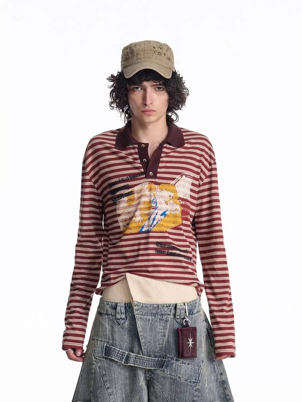 EMOBROTHER_Breathable_100%_Cotton_Slim_Fit_Unisex_Striped_Print_Collar_Long_Sleeve_T-Shirts_MISSTT