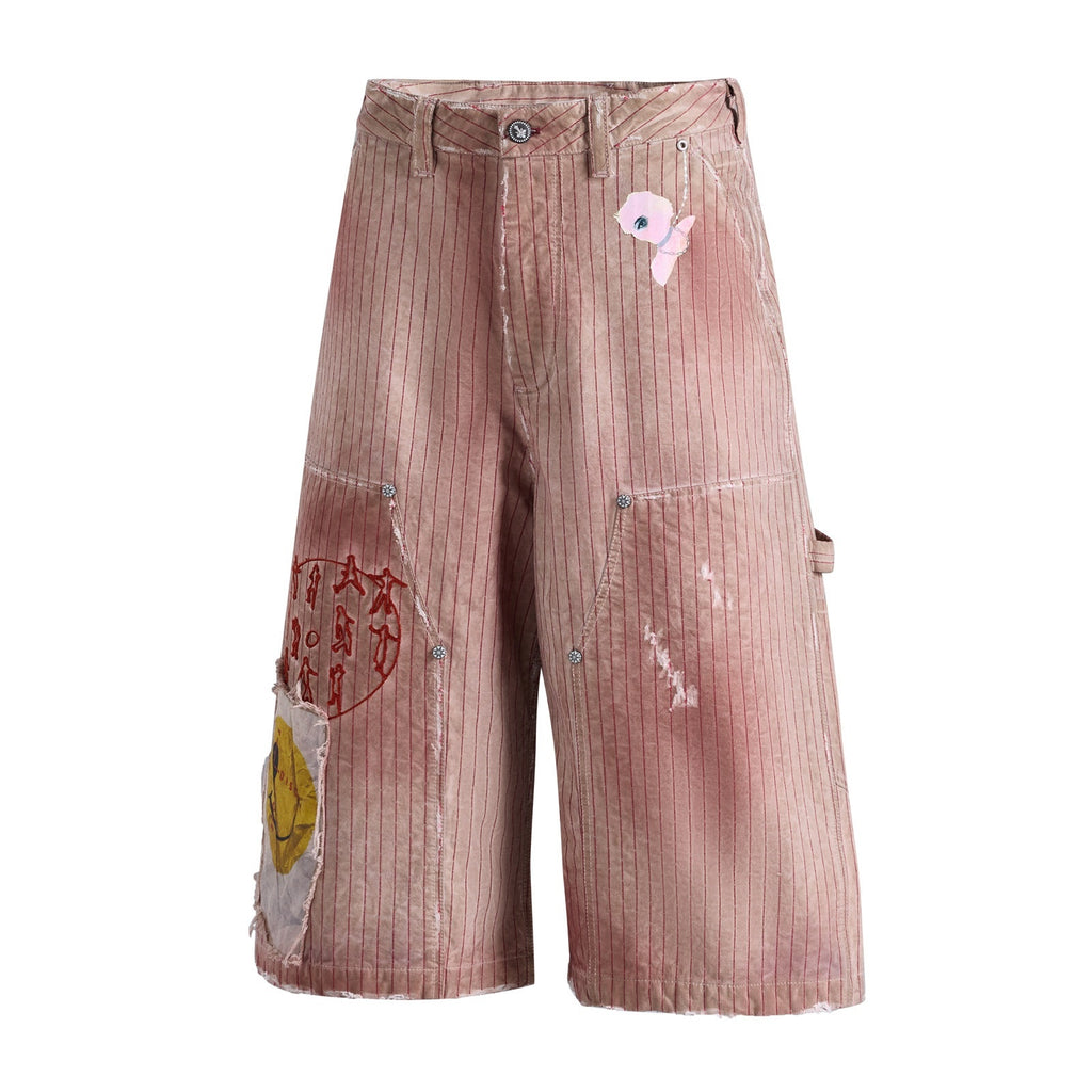 EMOBROTHER_Breathable_Cotton_Loose_Fit_Embroidered_Pocketed_Khaki_Mid_Waist_Chino_Shorts_MISSTT