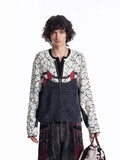 EMOBROTHER_Cozy_Zippered_Warmth_Retro_Colorblock_V-neck_Unisex_Commute_Knitwear_Cardigans_MISSTT