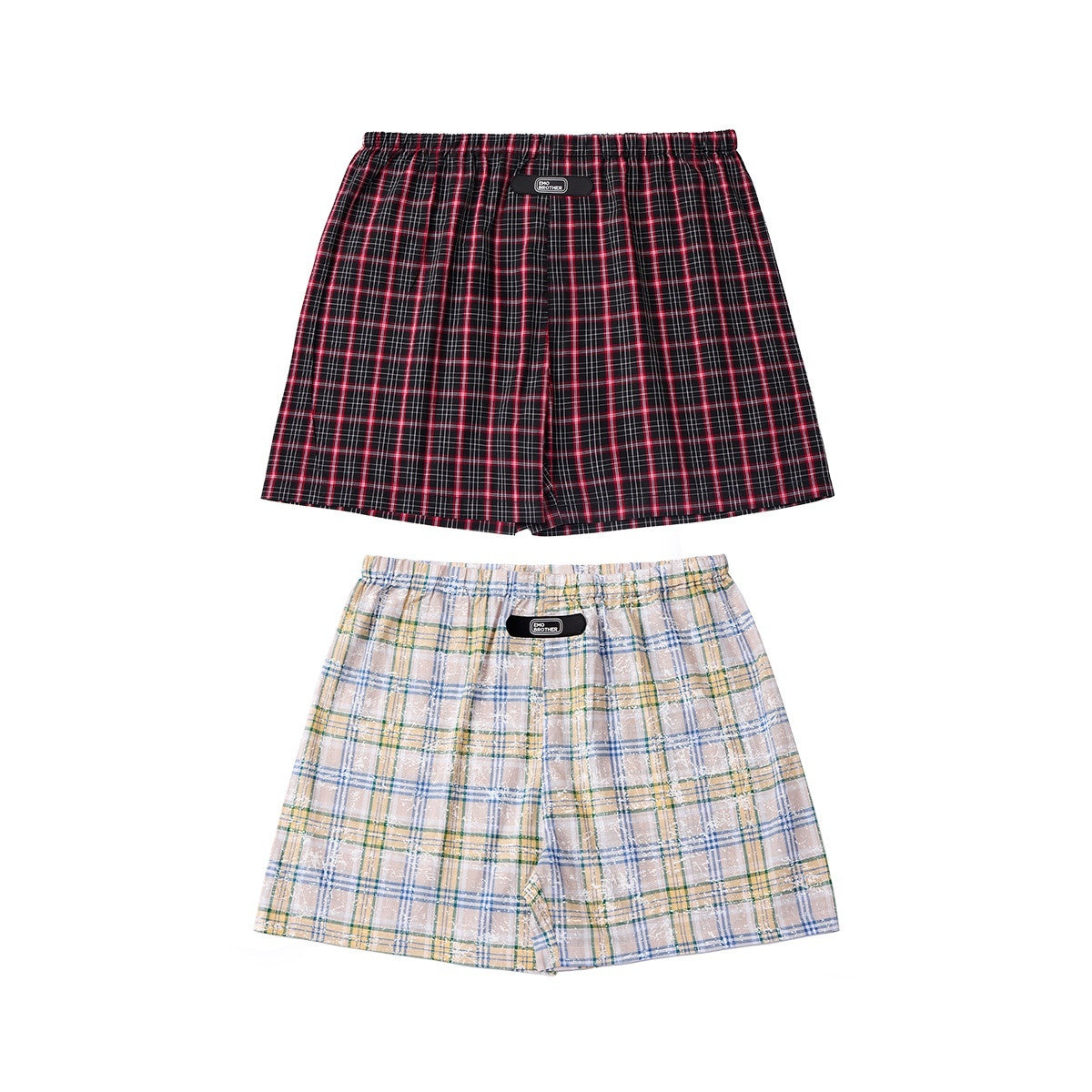 EMOBROTHER_Embroidered_Mid_Rise_Minimalist_Striped_Cotton_Boxer_Fit_Men_Short_Trousers_MISSTT