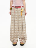 EMOBROTHER_Khaki_Vintage_Plaid_Balloon_Contrast_Embroidery_Women's_Breathable_Wide-leg_Pants_1053291633391_MISSTT