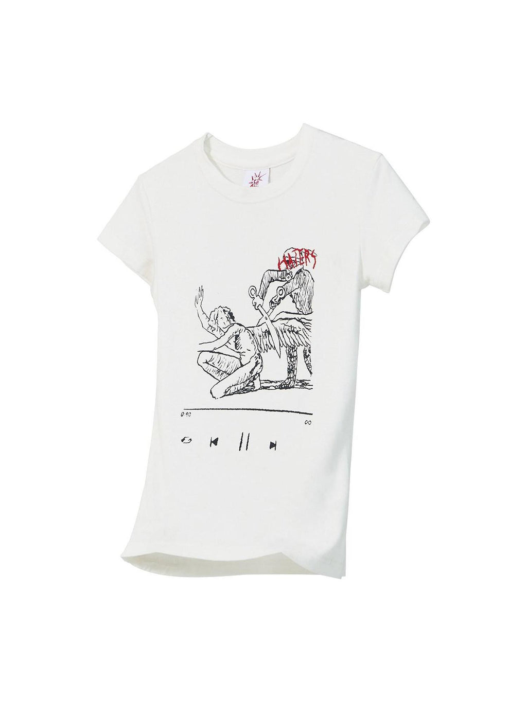 EMOBROTHER Non Iron Slim Fit Printed Unisex 100% Cotton Round Neck Short Sleeve T-Shirts