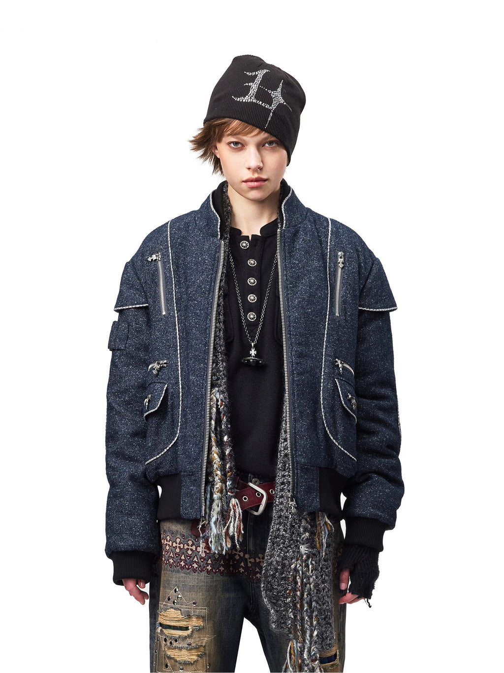 EMOBROTHER_Shiny_Deconstructed_Embroidered_Stand_Collar_Women's_Bomber_Jackets_1092146093036_MISSTT