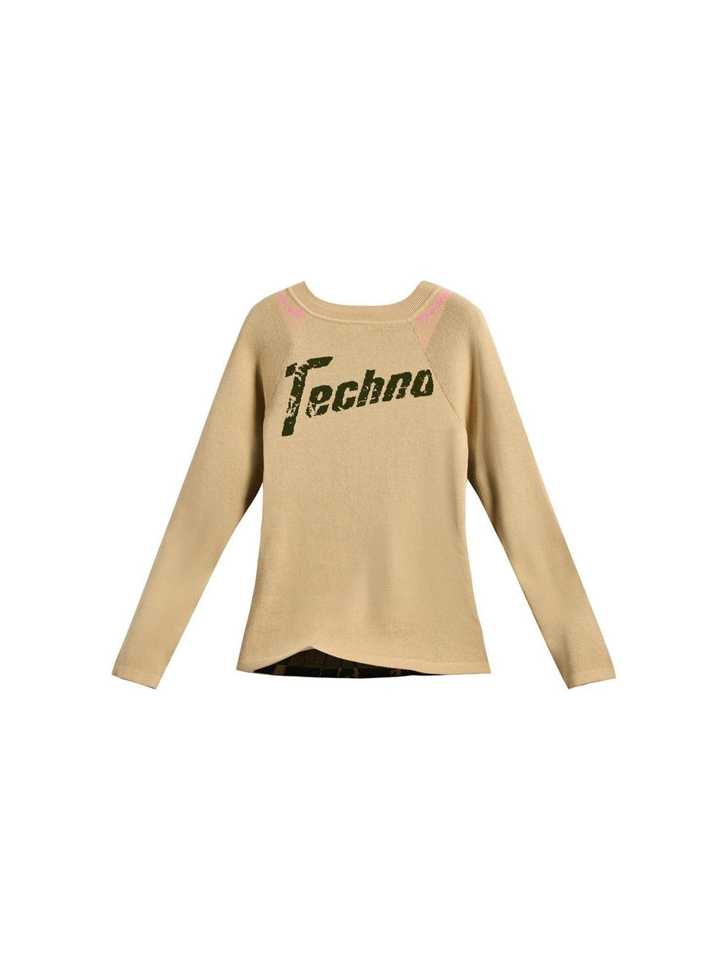 EMOBROTHER Soft Cotton Vintage Slim Character Print Round Neck Women Long Sleeve T-Shirts