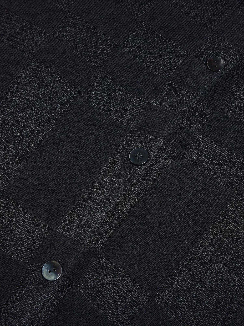 EMOBROTHER Soft Wool Blend Minimalist Slim Fit Cropped Patch Plaid Women Button Cardigans