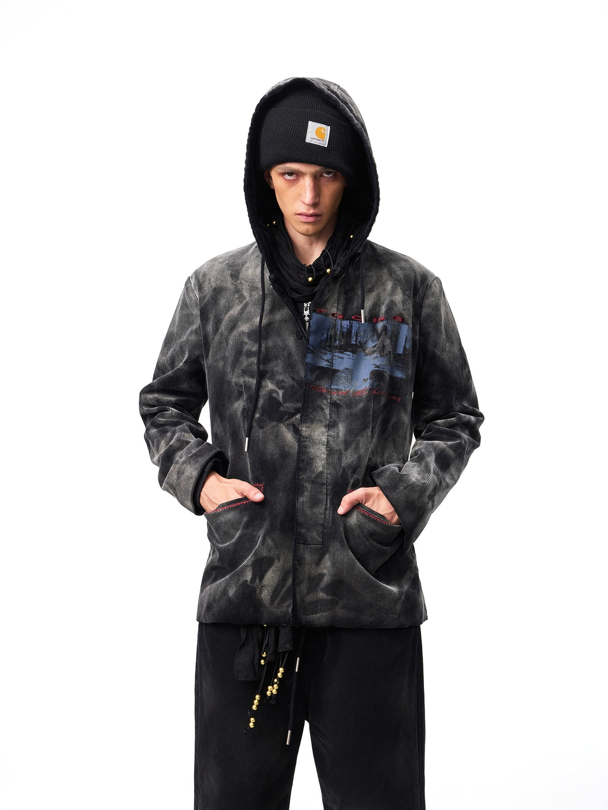 EMOBROTHER_Vintage_Corduroy_Embroidered_Washed_Hooded_Long_Women's_Jackets_1091097986627_MISSTT
