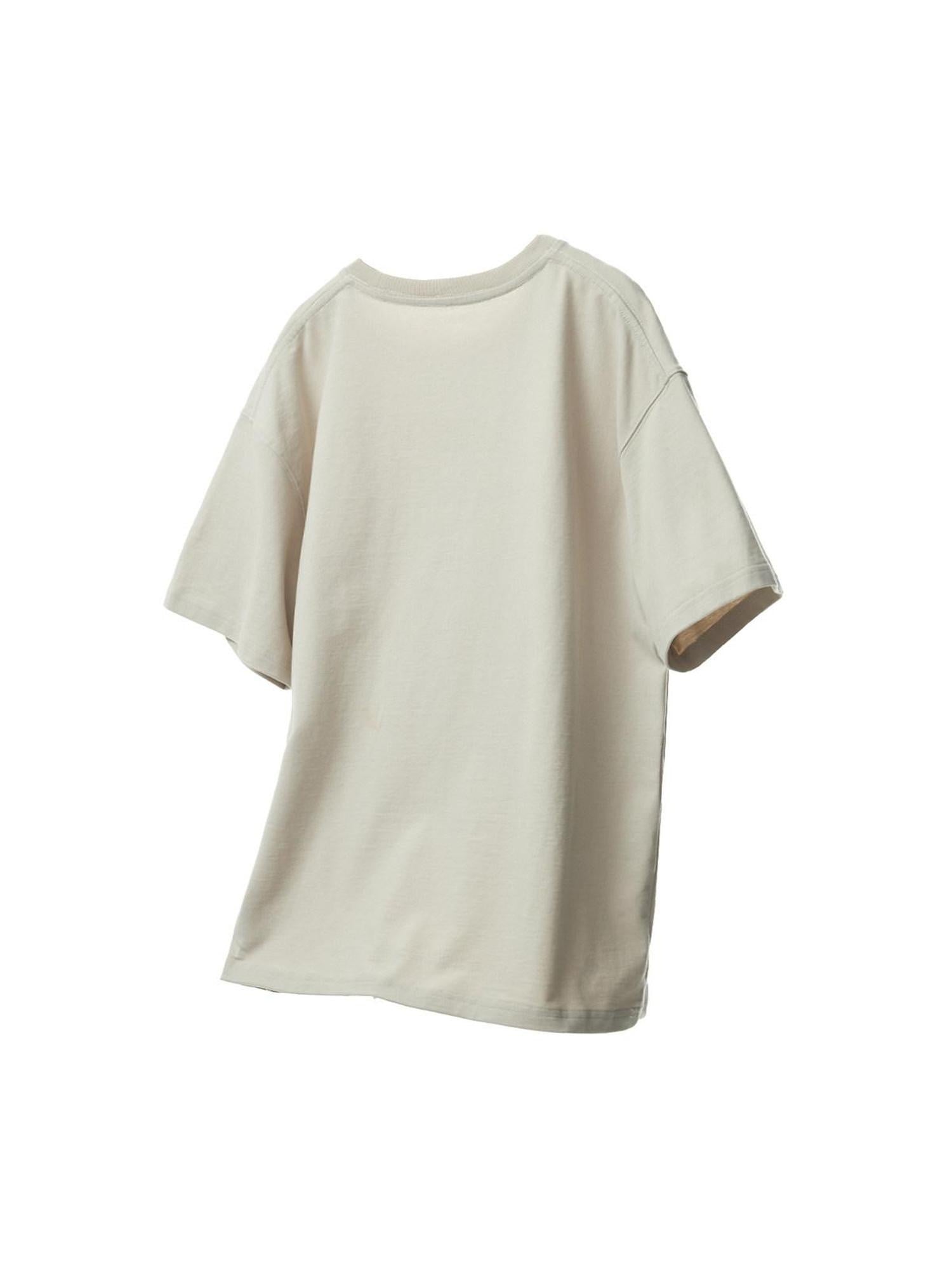 EMOBROTHER Vintage Embossed Loose Fit Unisex Pure Cotton Graphic Short Sleeve T-Shirts