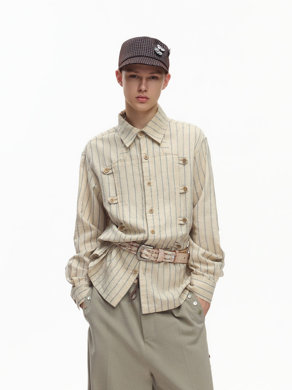 EMOBROTHER_Vintage_Embroidered_Striped_Stand_Collar_Women's_Cotton_Linen_Casual_Shirts_1062274230592_MISSTT