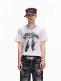 EMOBROTHER_Vintage_Rugby_Distressed_Print_V-neck_Women's_Slub_Cotton_Short_Sleeve_T-shirts_1045378898463_MISSTT