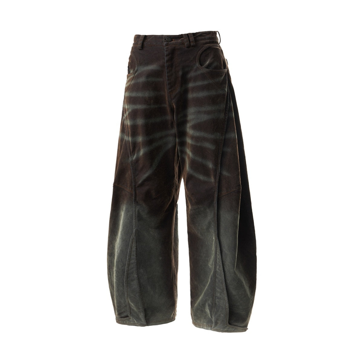 EMOBROTHER_Warm_Cotton_Lowrise_Loose_Flare_Brown_Denim_Zipper_Wide-Leg_Jeans_MISSTT