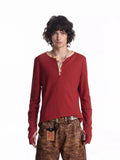 EMOBROTHER_Warm_Soft_Blend_Oversized_Patchwork_Waffle_Unisex_Casual_Long_Sleeve_T-Shirts_MISSTT