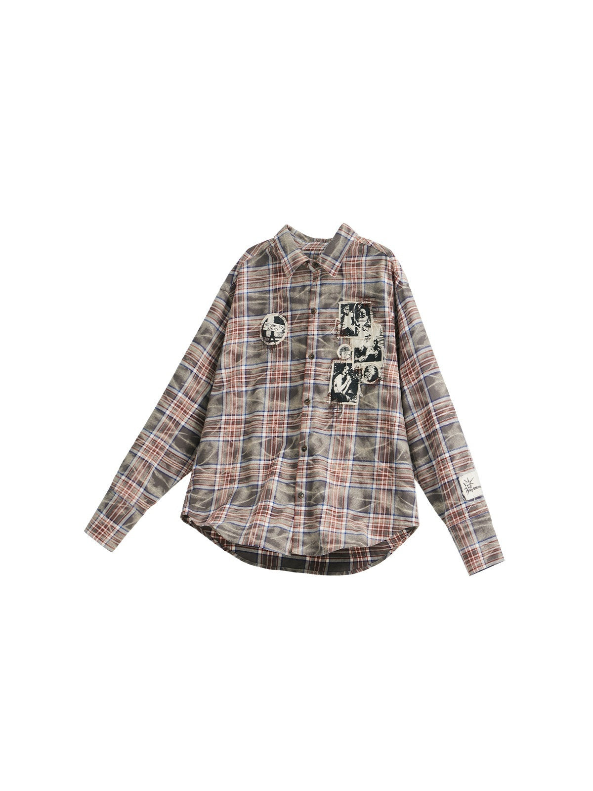 EMOBROTHER_Wrinkle_Free_Oversized_Embroidered_Patch_Plaid_Unisex_Long_Sleeve_Shirts_MISSTT