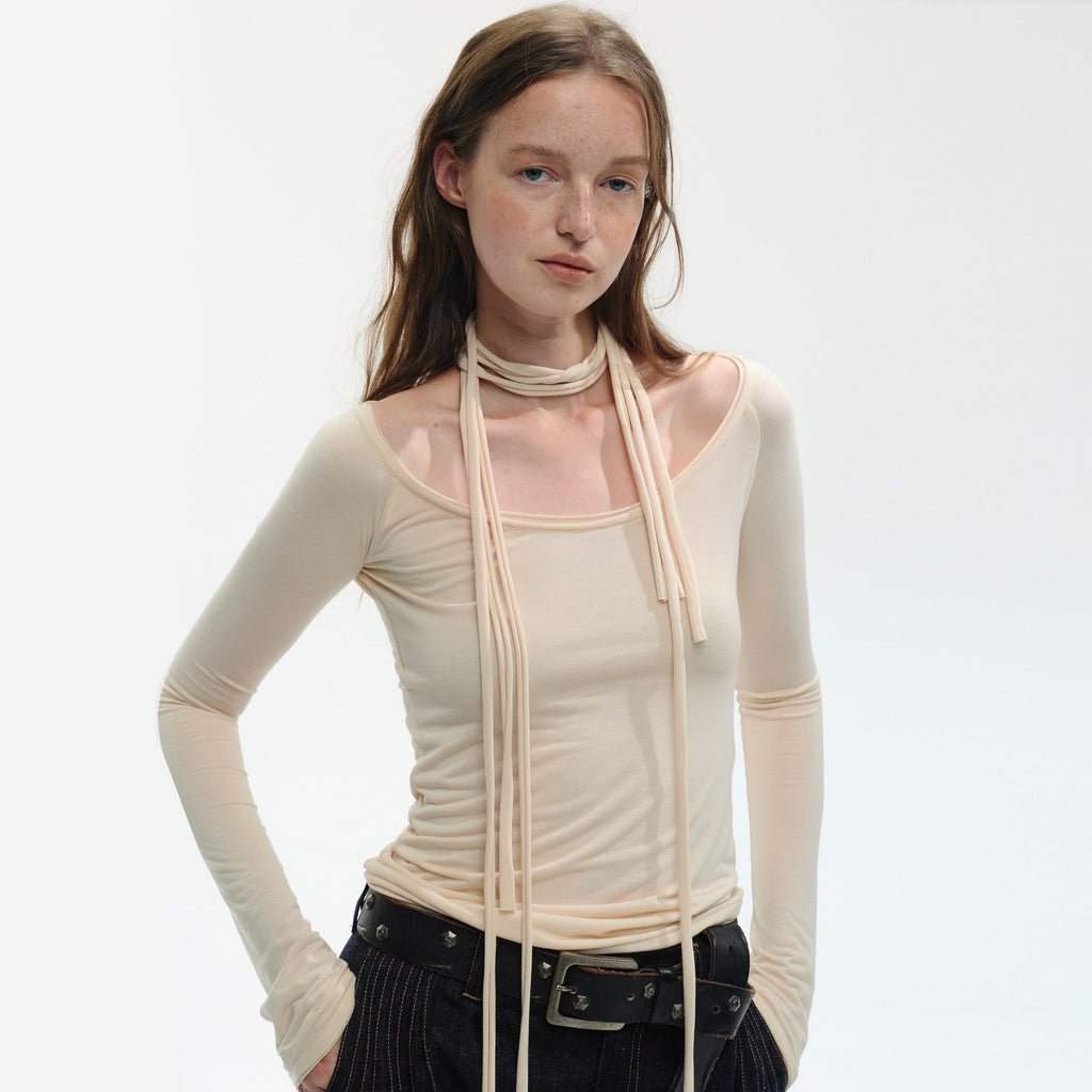 ENDO_PER_SE_Breathable_Tie_Neck_Knit_Slim_Fit_Women's_Cotton_Long_Sleeve_T-shirts_981916186201_MISSTT