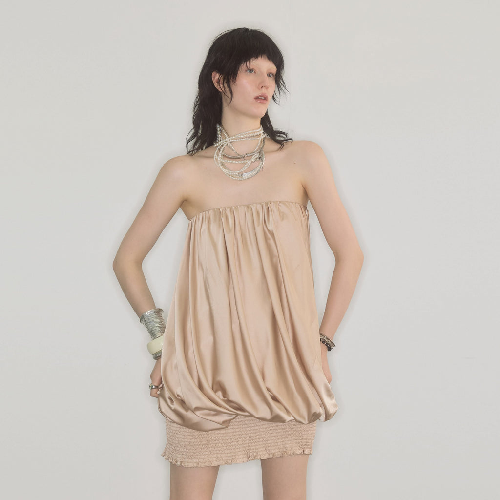 ENDO_PER_SE_Champagne_Pleated_Irregular_Ruching_Women's_Polyester_Tube_Mini_Dresses_911605822619_MISSTT