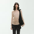 ENDO_PER_SE_Deconstructed_Asymmetric_Curved_Ruched_Women's_Cotton_Long_Sleeve_T-shirts_1086243984052_MISSTT