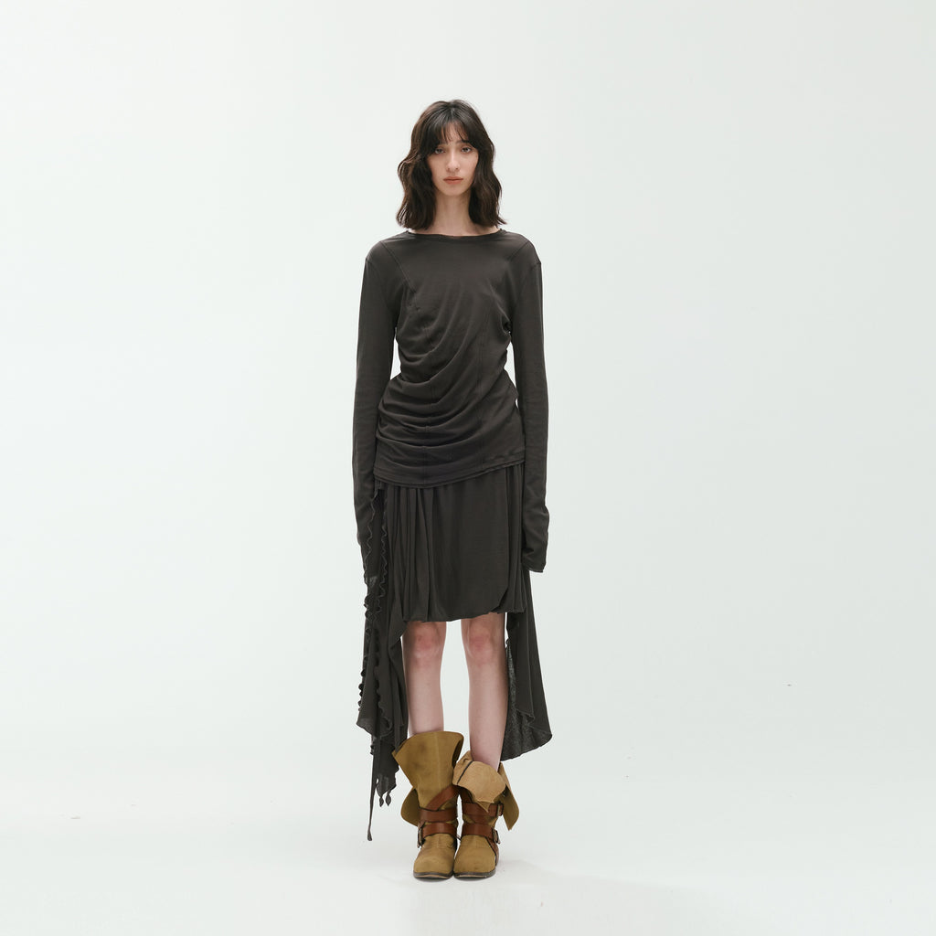 ENDO_PER_SE_Deconstructed_Asymmetric_Curved_Ruched_Women's_Cotton_Long_Sleeve_T-shirts_1086243984052_MISSTT