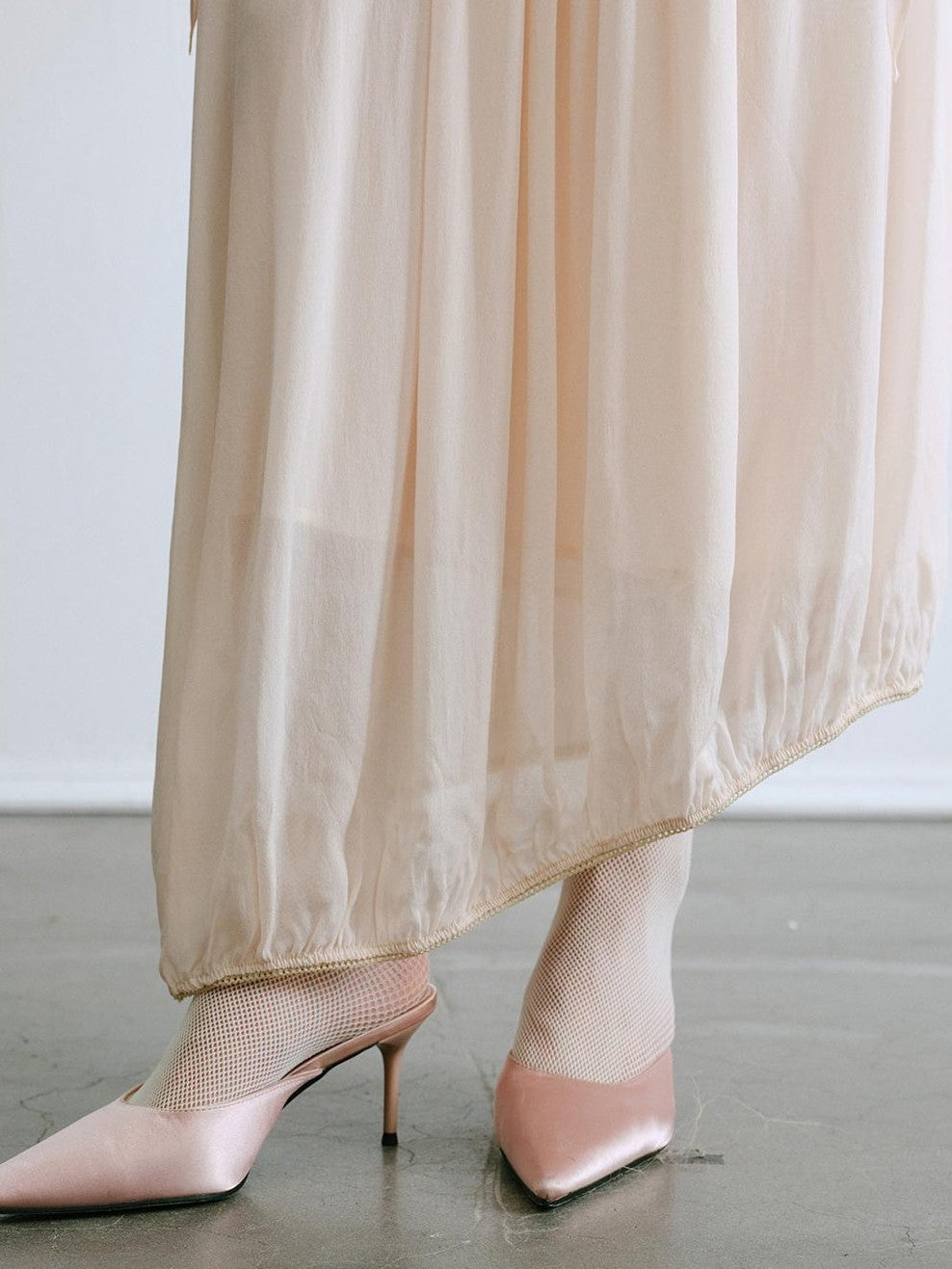 ENDO PER SE Halter Twisted Pleated Layered Flowy Women's Slip Maxi Dresses