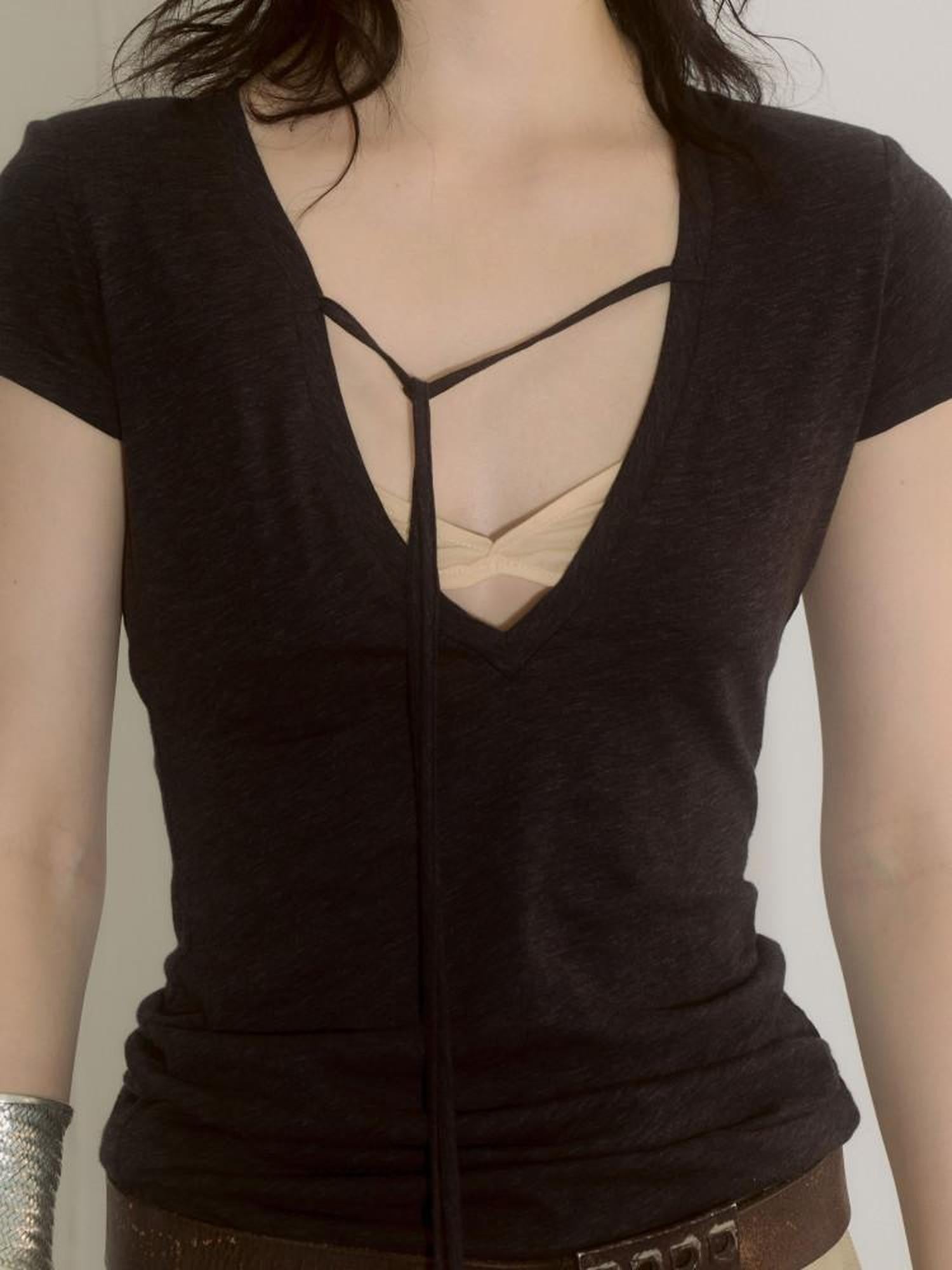 ENDO PER SE Lace Two Piece Halter Layered Bustier Women's 100 Percent Cotton Corset Tops